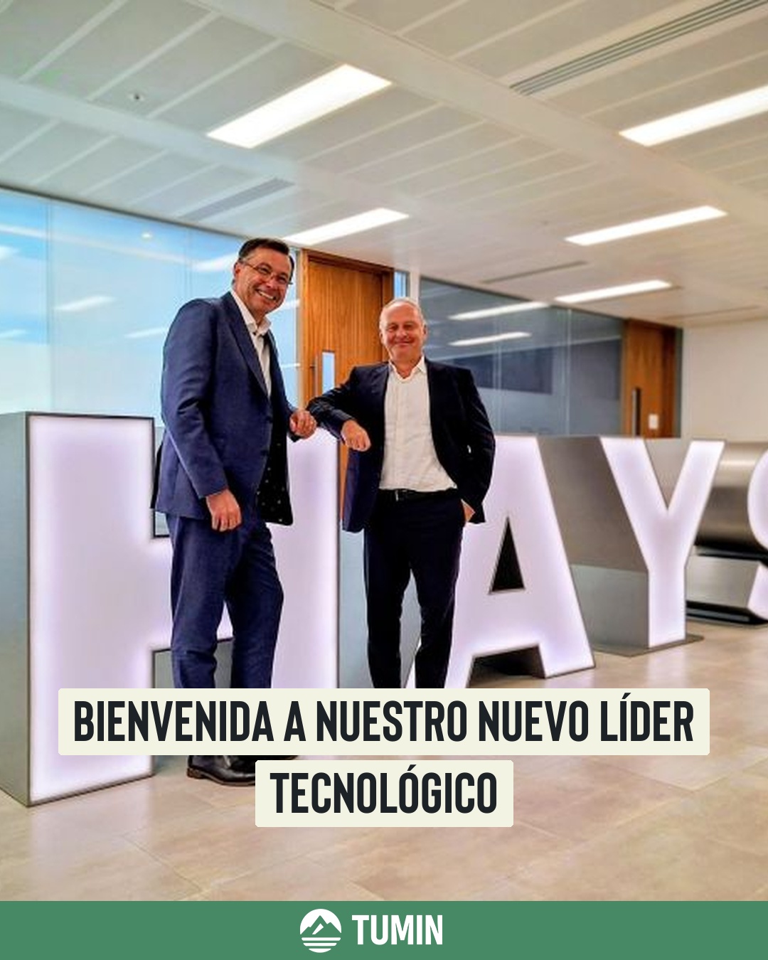 Bienvenida a nuestro nuevo líder tecnológico