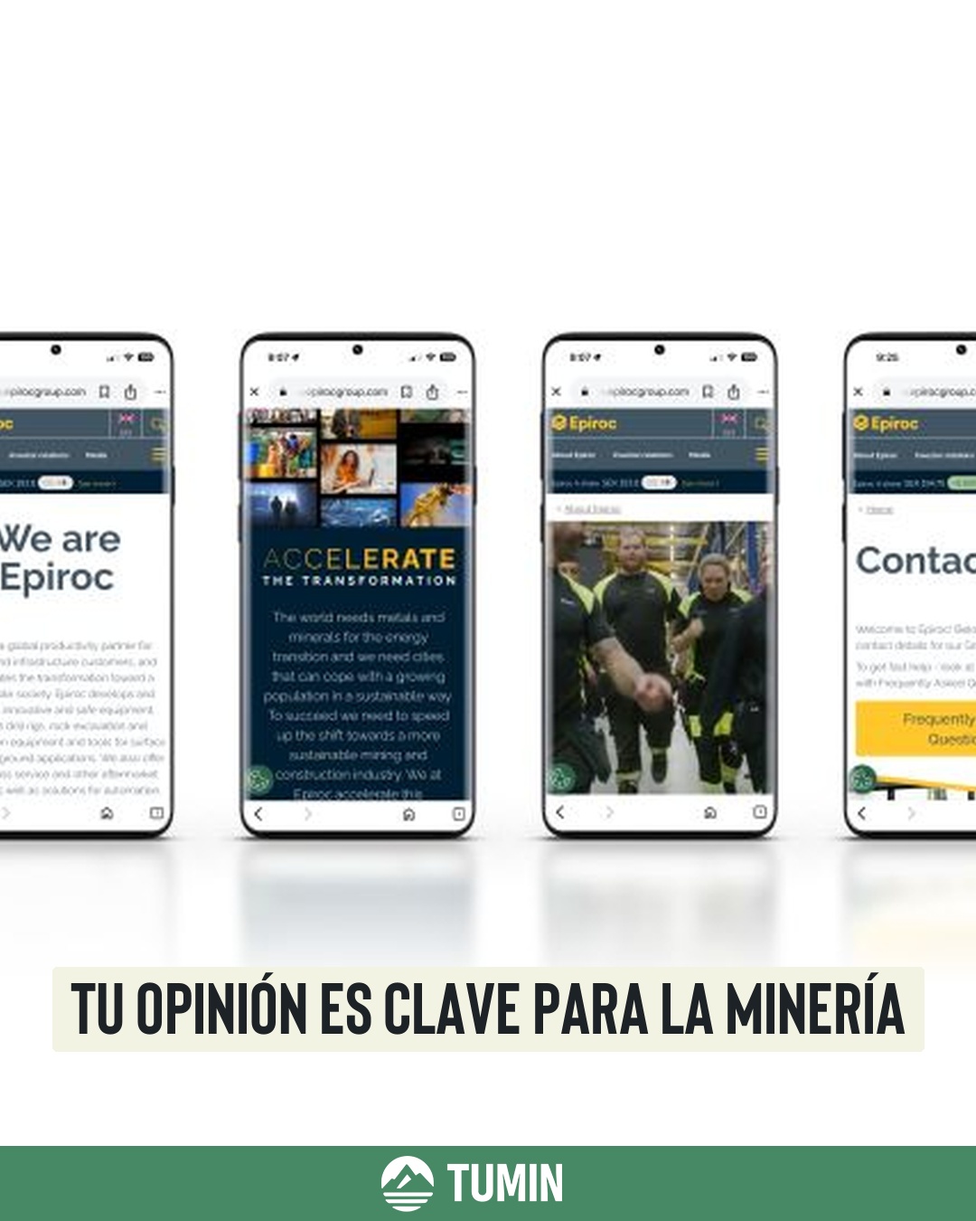 Tu opinión es clave para la minería