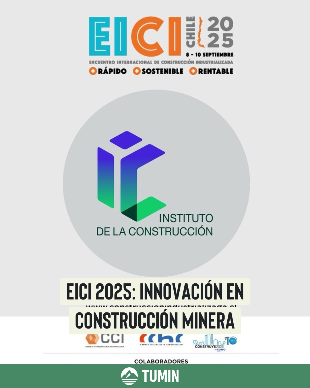 EICI 2025: Innovación en Construcción Minera