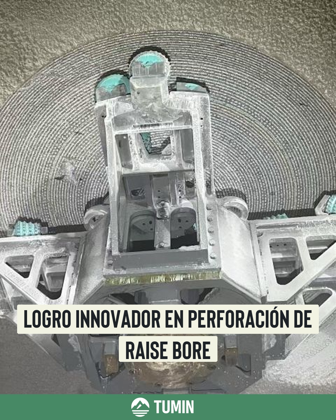 Logro innovador en perforación de raise bore